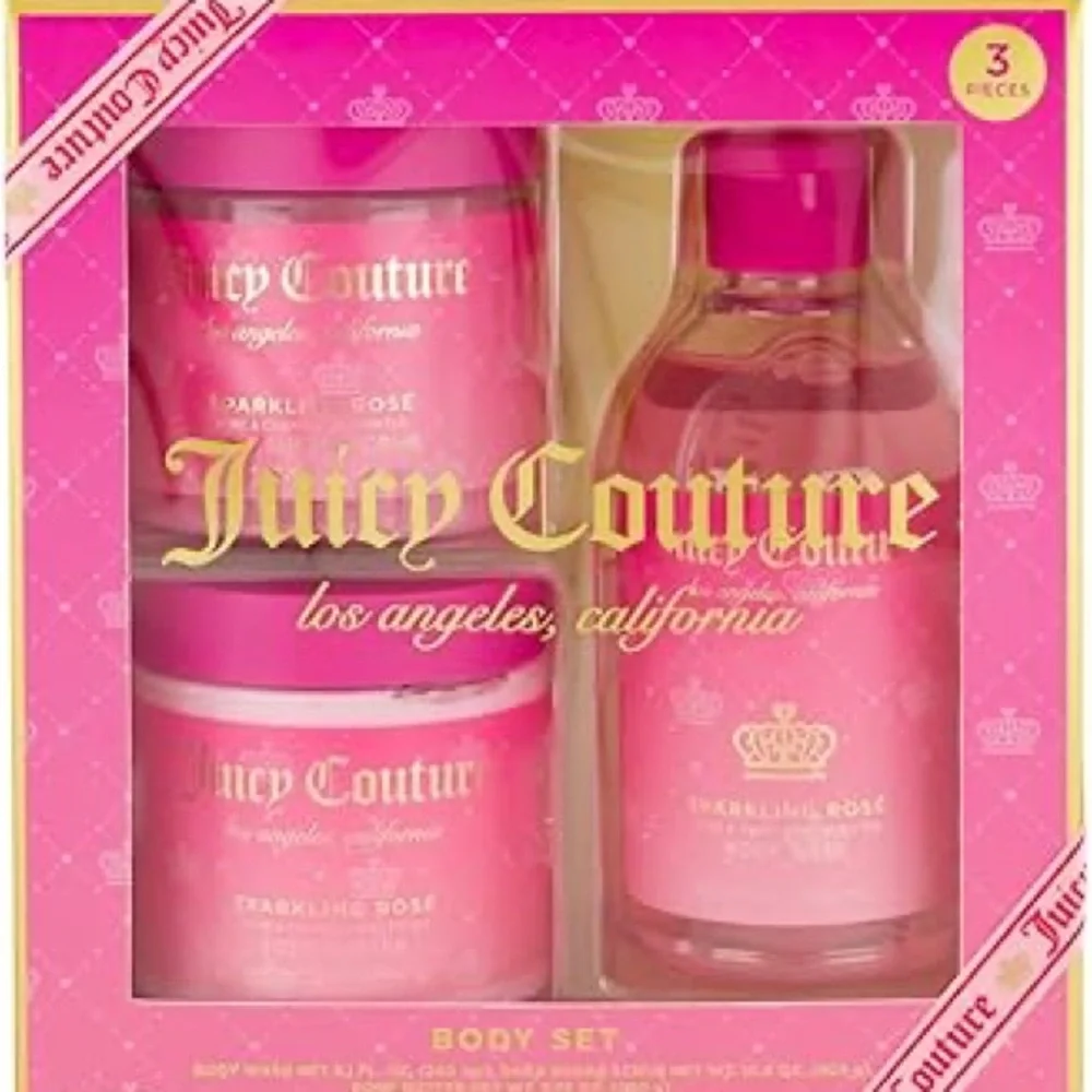 Juicy Couture Sparkling Rosé 3 Piece Body Set